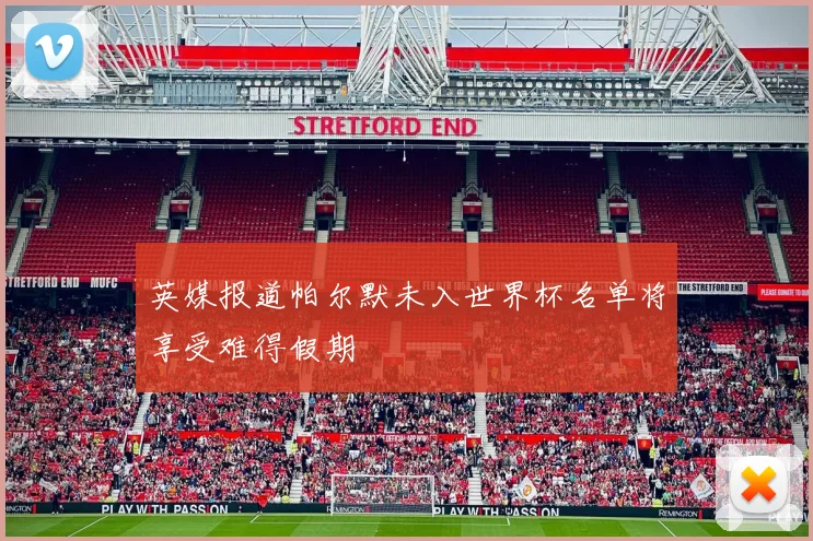 英媒报道帕尔默未入世界杯名单将享受难得假期